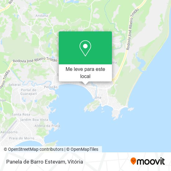 Panela de Barro Estevam mapa