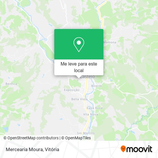 Mercearia Moura mapa