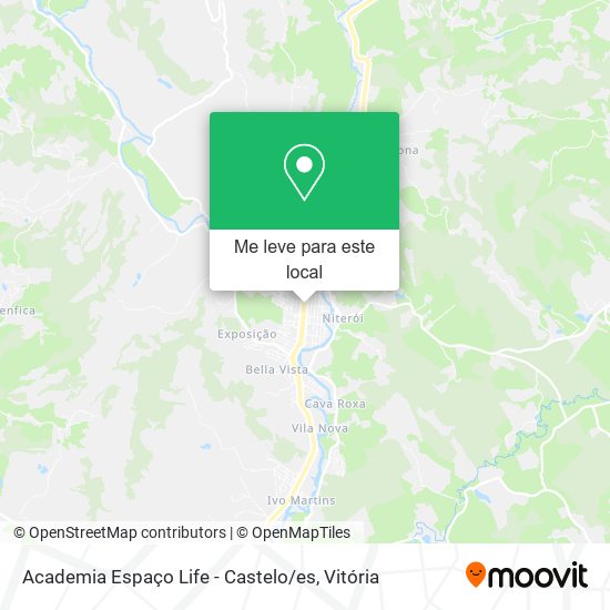 Academia Espaço Life - Castelo / es mapa