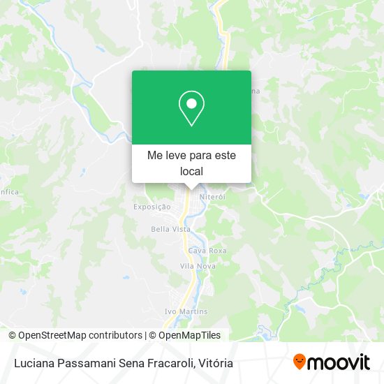 Luciana Passamani Sena Fracaroli mapa