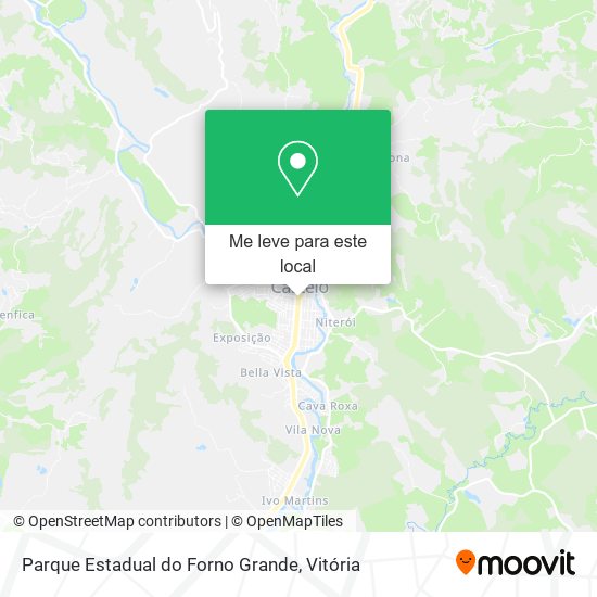 Parque Estadual do Forno Grande mapa