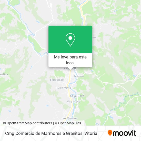 Cmg Comércio de Mármores e Granitos mapa
