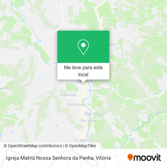 Igreja Matriz Nossa Senhora da Penha mapa
