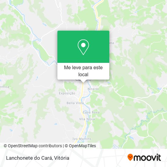 Lanchonete do Cará mapa