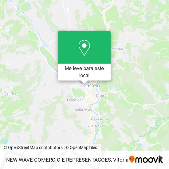NEW WAVE COMERCIO E REPRESENTACOES mapa