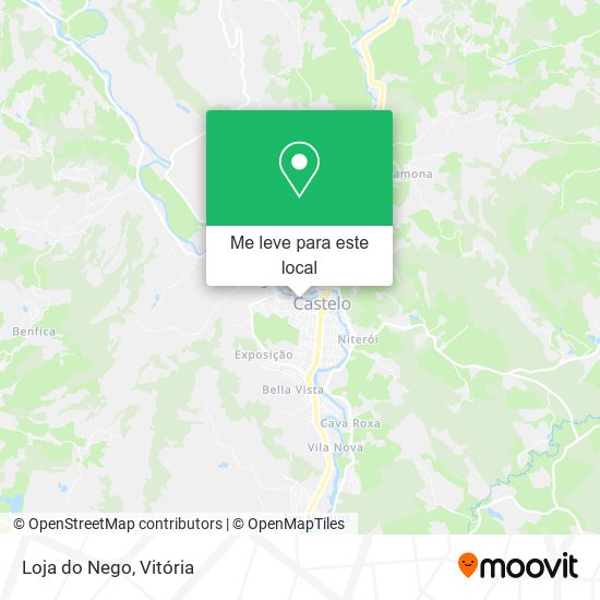Loja do Nego mapa