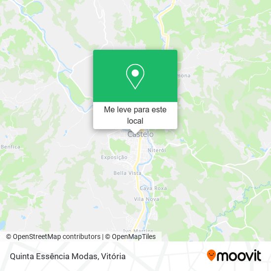 Quinta Essência Modas mapa