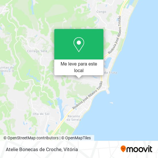 Atelie Bonecas de Croche mapa