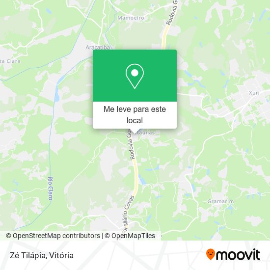 Zé Tilápia mapa