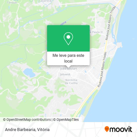 Andre Barbearia mapa