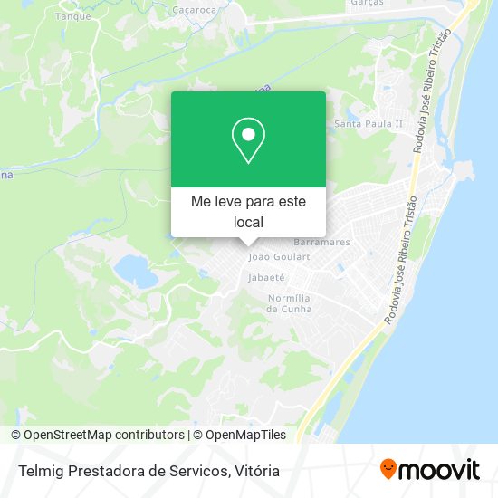 Telmig Prestadora de Servicos mapa