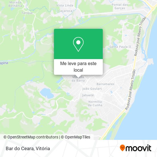 Bar do Ceara mapa