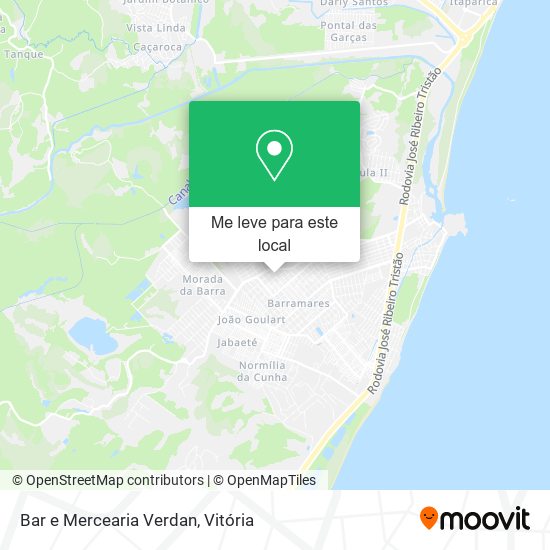 Bar e Mercearia Verdan mapa