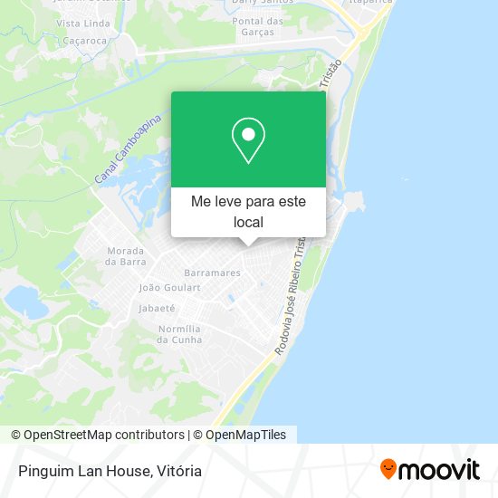 Pinguim Lan House mapa