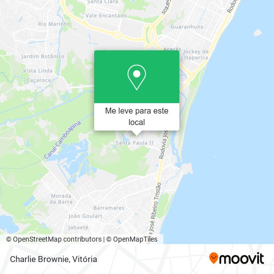 Charlie Brownie mapa