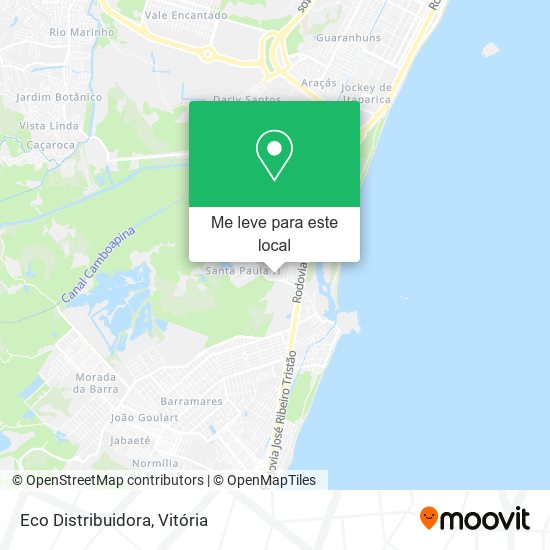Eco Distribuidora mapa