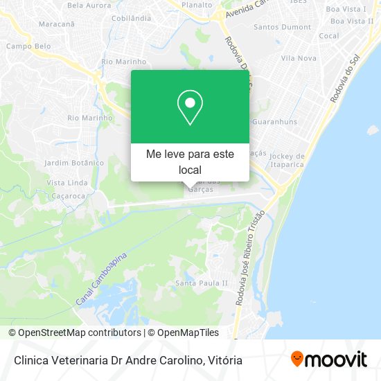 Clinica Veterinaria Dr Andre Carolino mapa