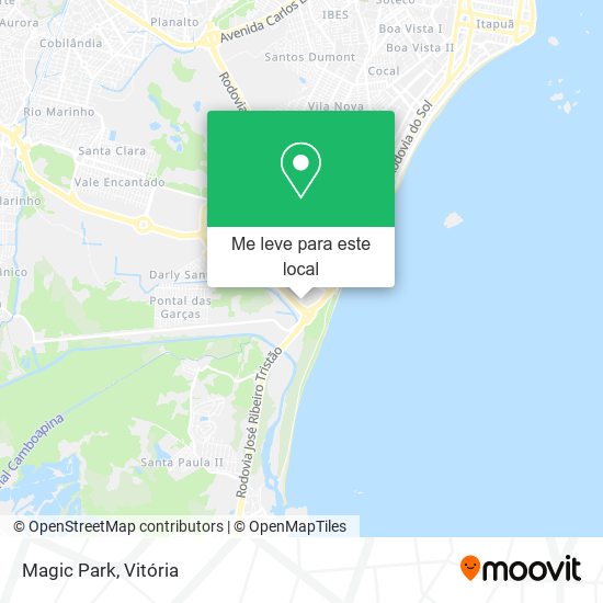 Magic Park mapa