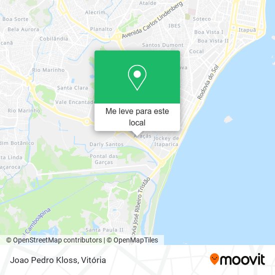 Joao Pedro Kloss mapa