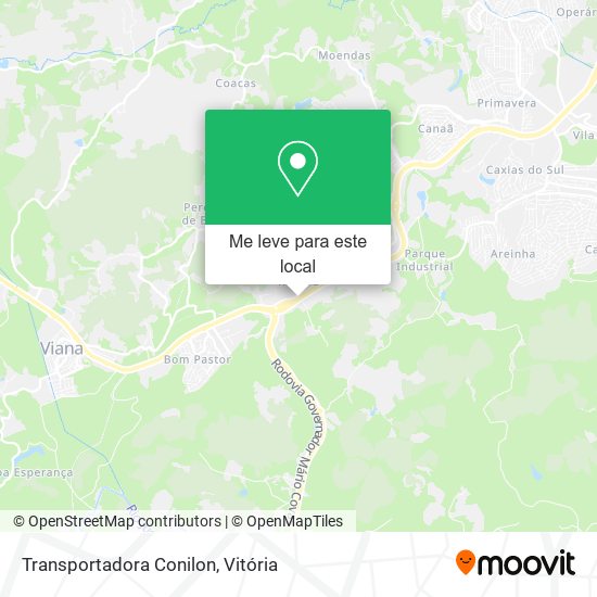 Transportadora Conilon mapa