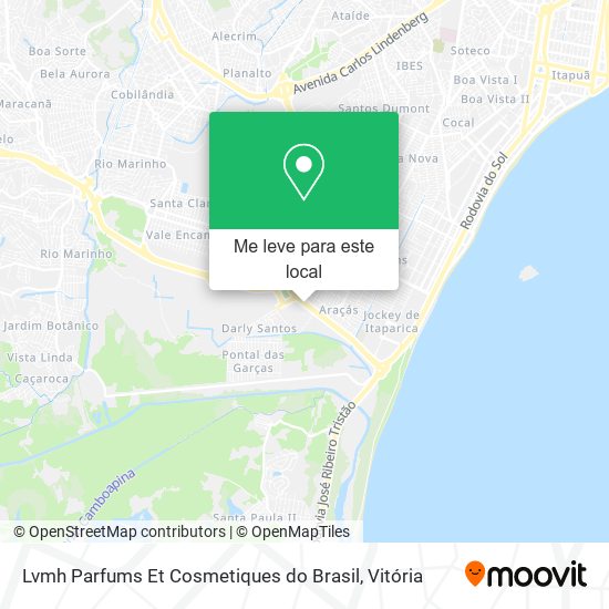 Lvmh Parfums Et Cosmetiques do Brasil mapa