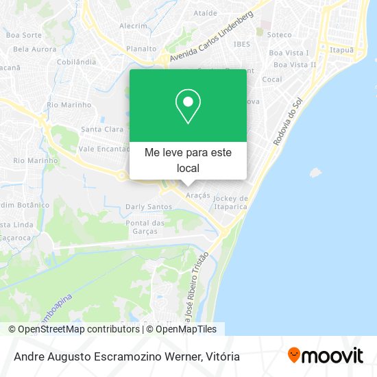 Andre Augusto Escramozino Werner mapa