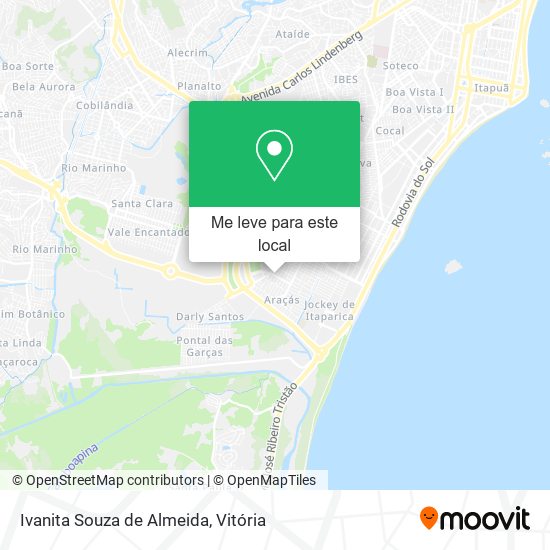 Ivanita Souza de Almeida mapa