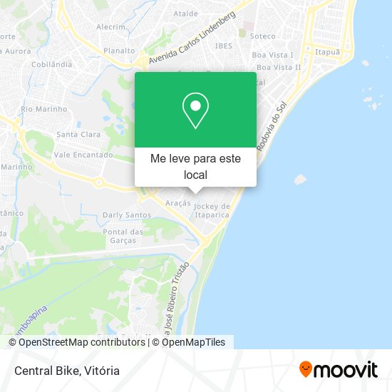 Central Bike mapa