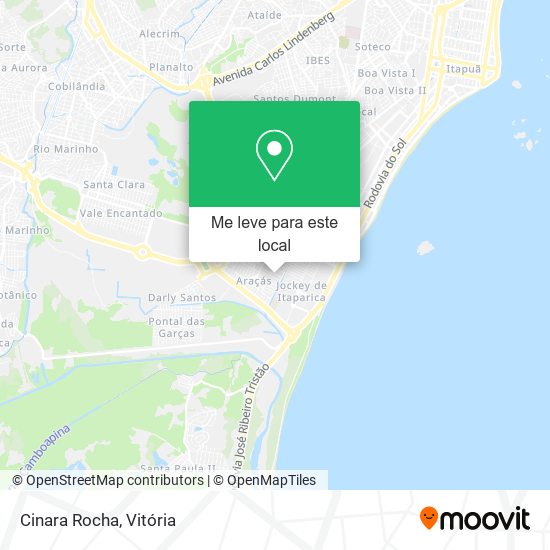 Cinara Rocha mapa