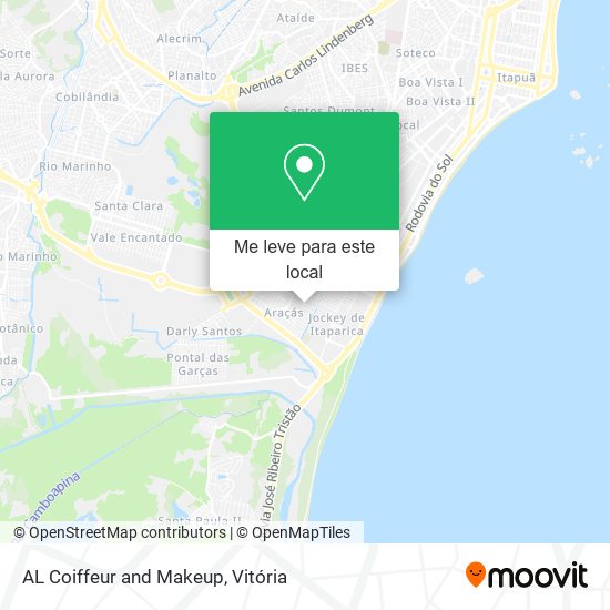 AL Coiffeur and Makeup mapa