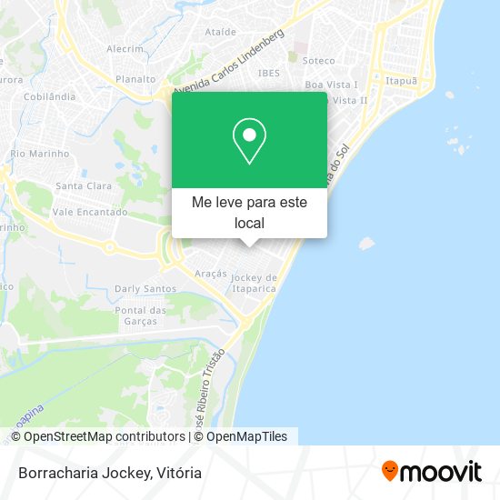 Borracharia Jockey mapa
