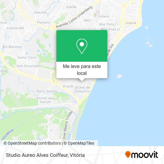 Studio Aureo Alves Coiffeur mapa