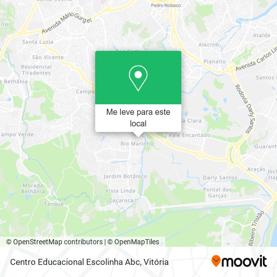 Centro Educacional Escolinha Abc mapa
