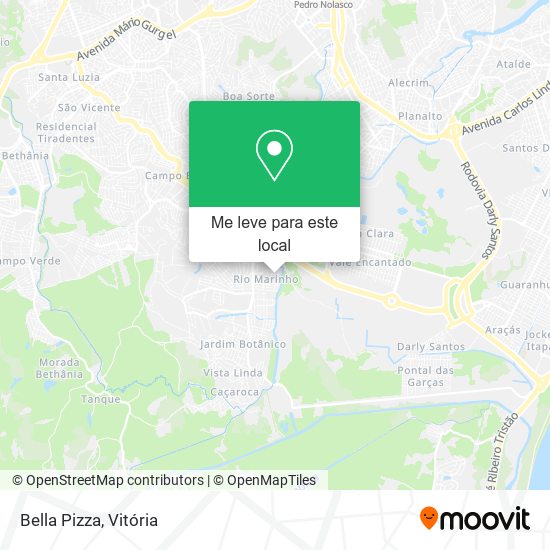 Bella Pizza mapa
