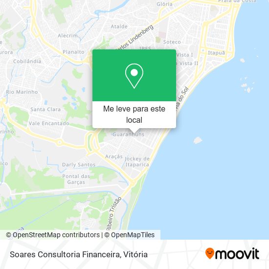 Soares Consultoria Financeira mapa