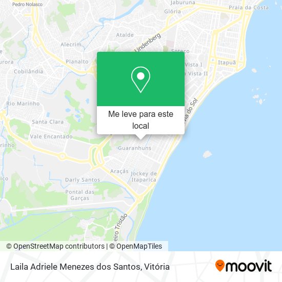 Laila Adriele Menezes dos Santos mapa