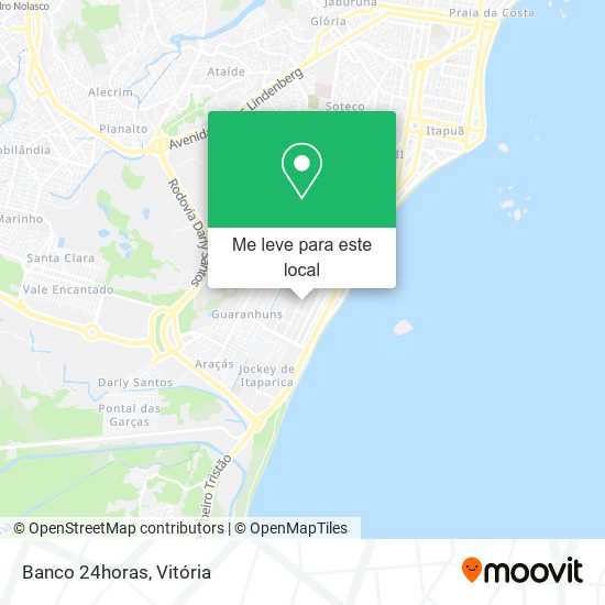 Banco 24horas mapa