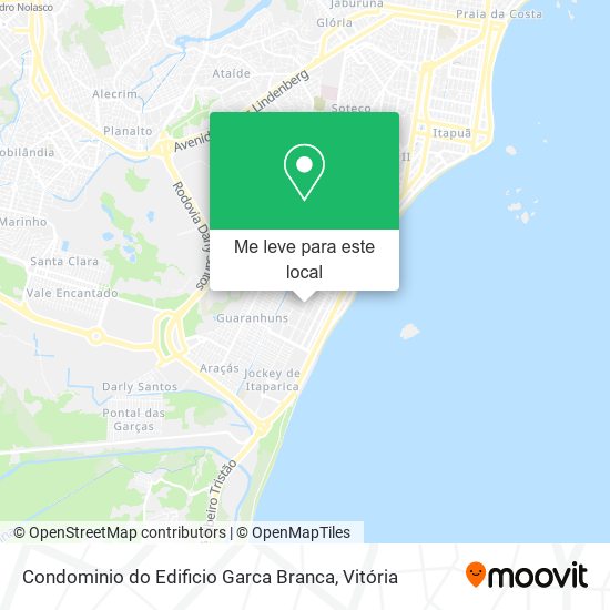 Condominio do Edificio Garca Branca mapa
