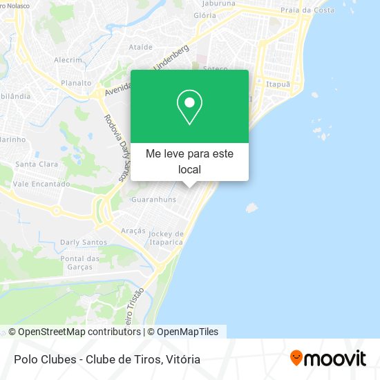 Polo Clubes - Clube de Tiros mapa