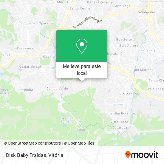 Disk Baby Fraldas mapa