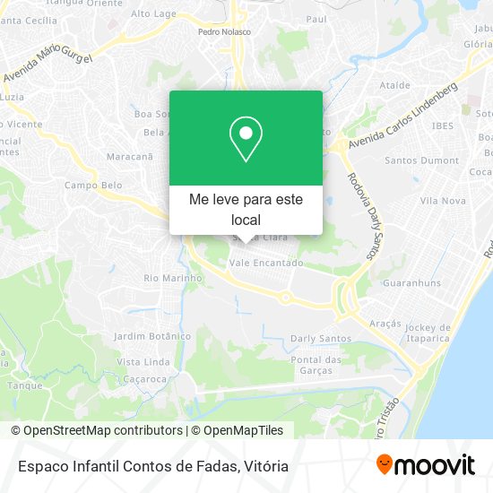 Espaco Infantil Contos de Fadas mapa