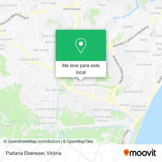 Padaria Ebenezer mapa