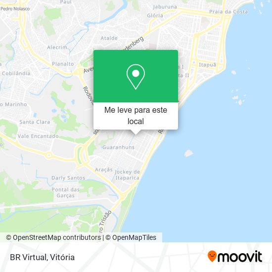BR Virtual mapa