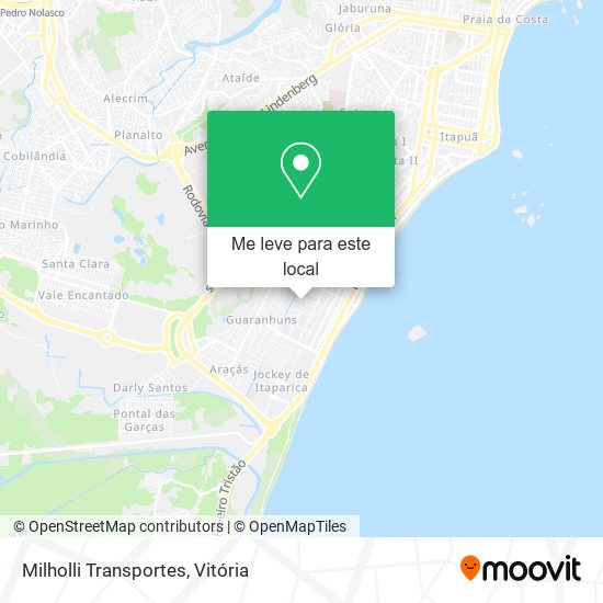 Milholli Transportes mapa