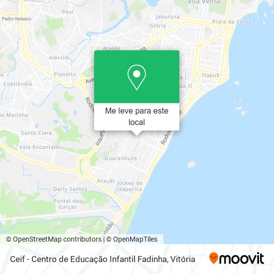 Ceif - Centro de Educação Infantil Fadinha mapa