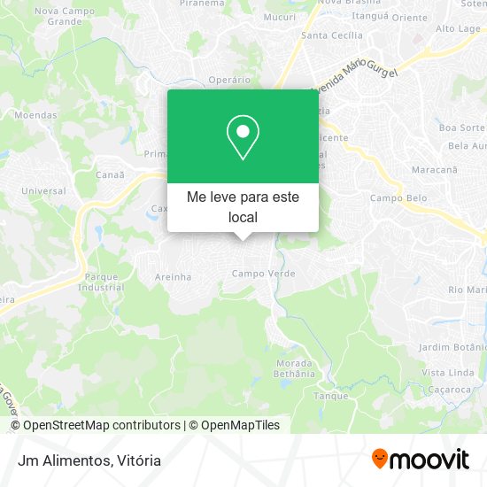 Jm Alimentos mapa