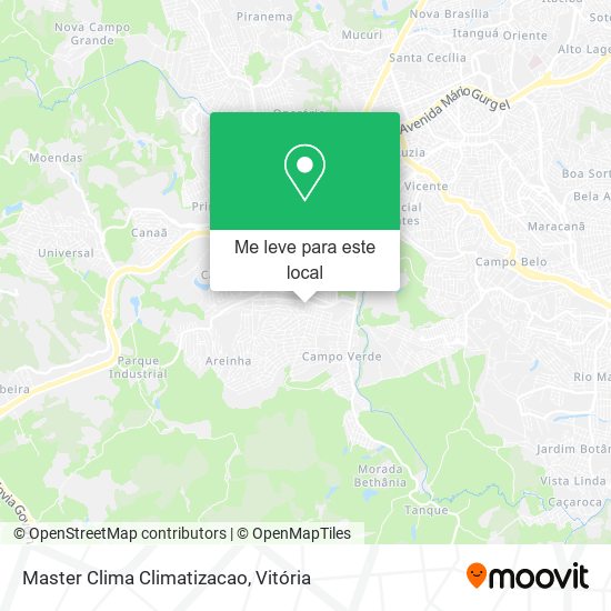 Master Clima Climatizacao mapa