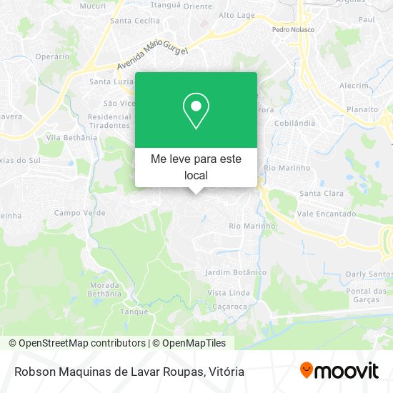 Robson Maquinas de Lavar Roupas mapa