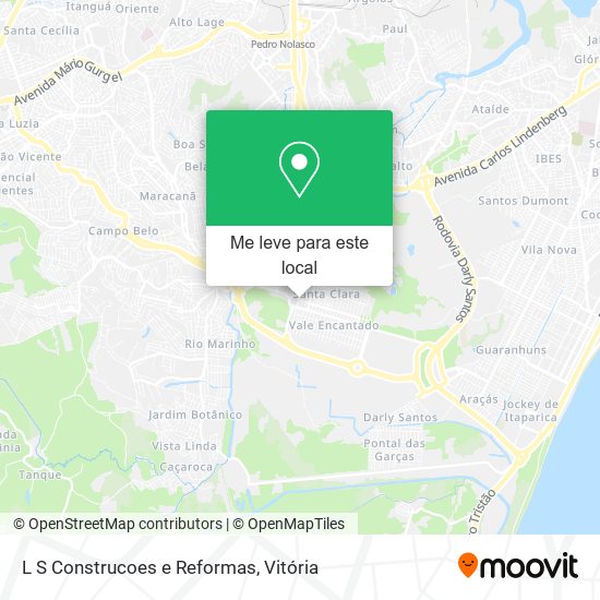 L S Construcoes e Reformas mapa
