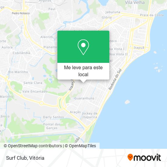 Surf Club mapa